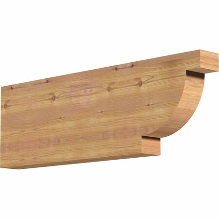 Ekena Millwork Alpine Smooth Rafter Tail, Western Red Cedar, 3 1/2"W x 12"H x 36"L RFT04X12X36ALP00SWR